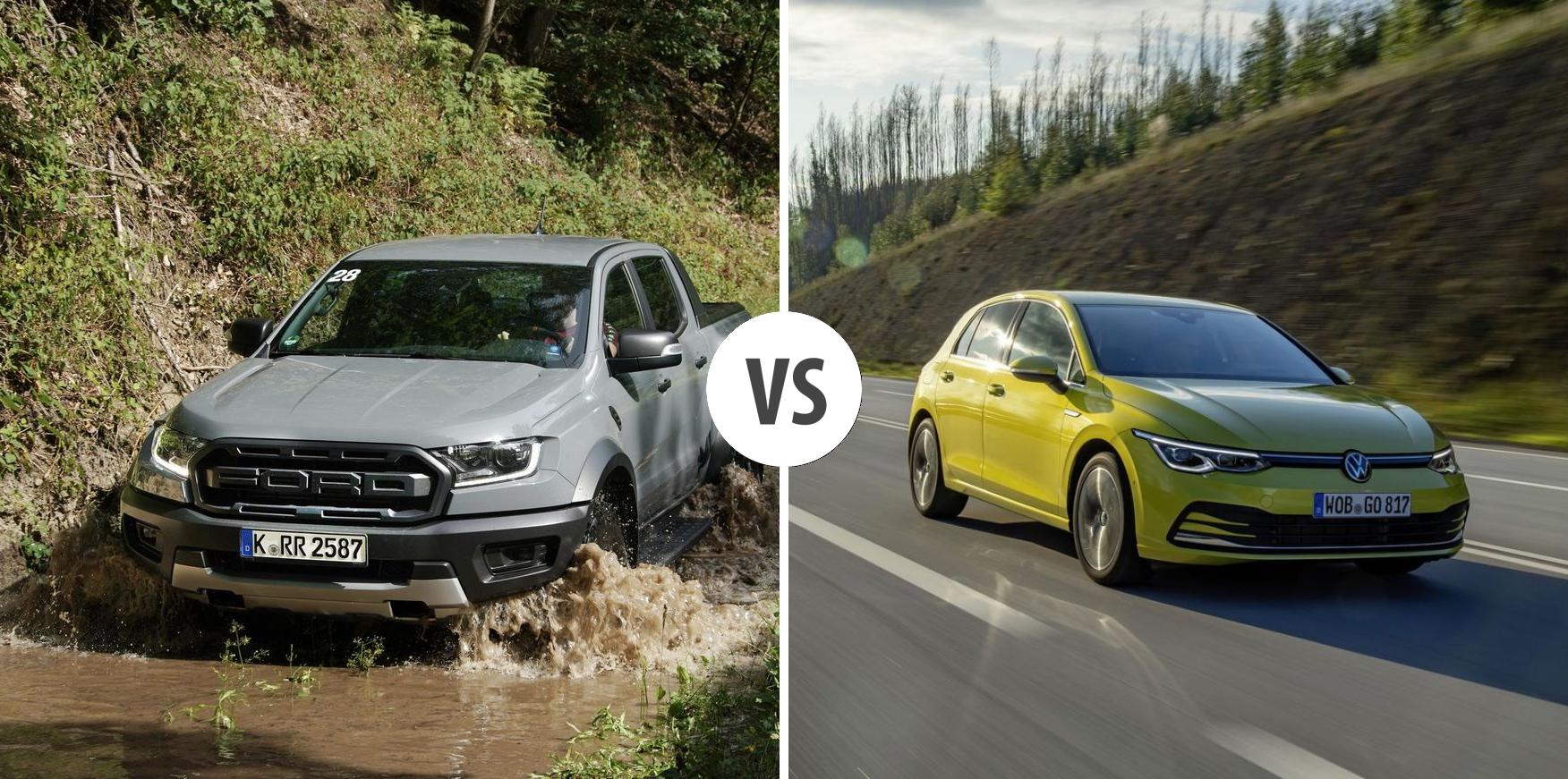 Ford Ranger vs VW Golf – ¿Qué modelo convence más en el día a día ...