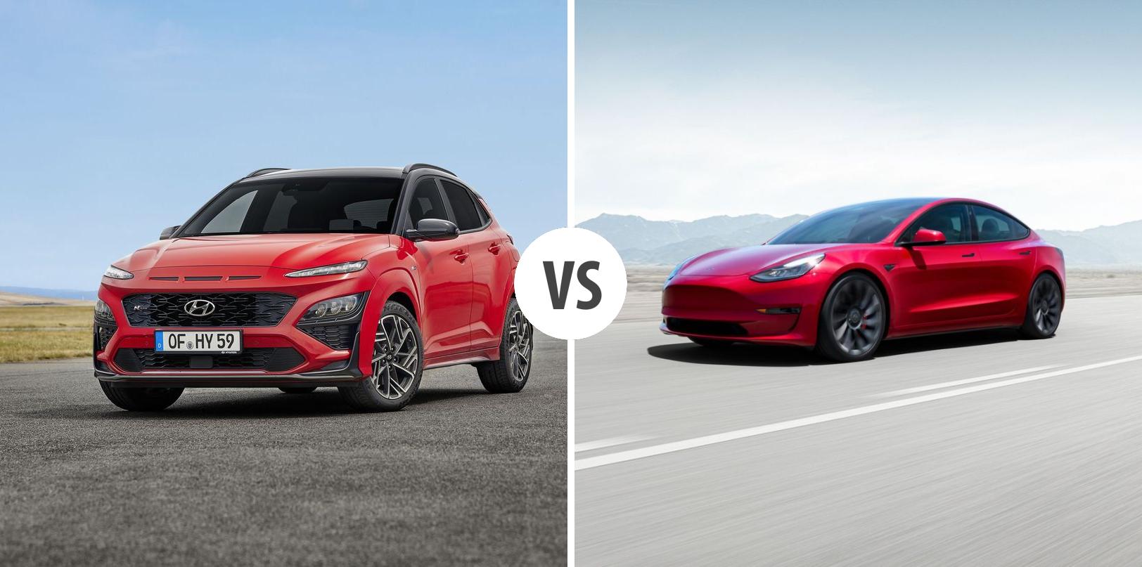 Extraordinary Hyundai Kona Electric Vs Tesla Model 3 Pictures